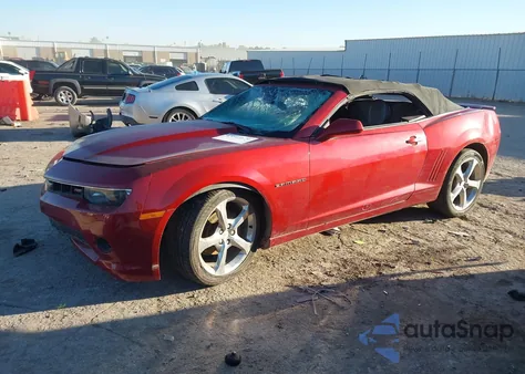 2015 Chevrolet Camaro 2Lt из США, поврежденный, VIN 2G1FF3D31F9295132